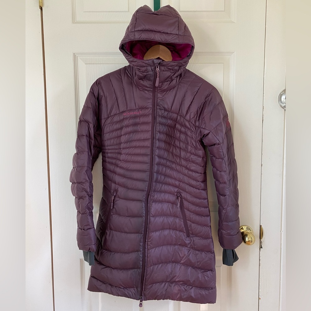 Mammut Purple/Plum and Pink Down Jacket XS